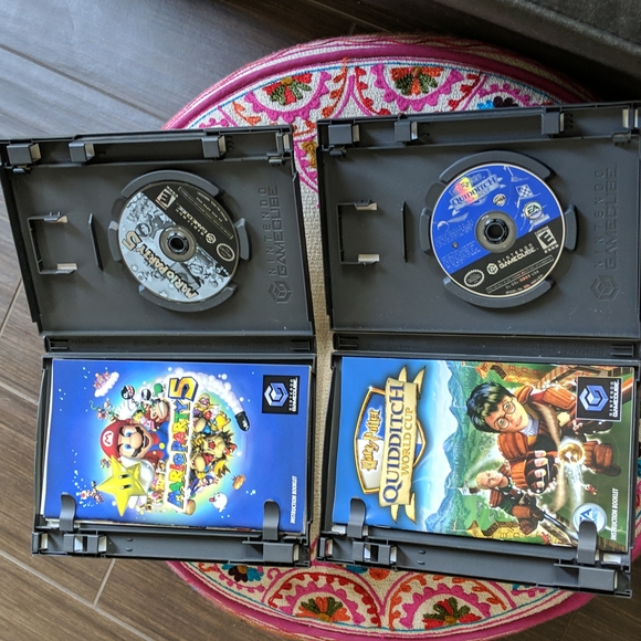 Nintendo GameCube video game bundle- Mario Party 5 and Harry Potter Quidditch - Picture 2 of 2